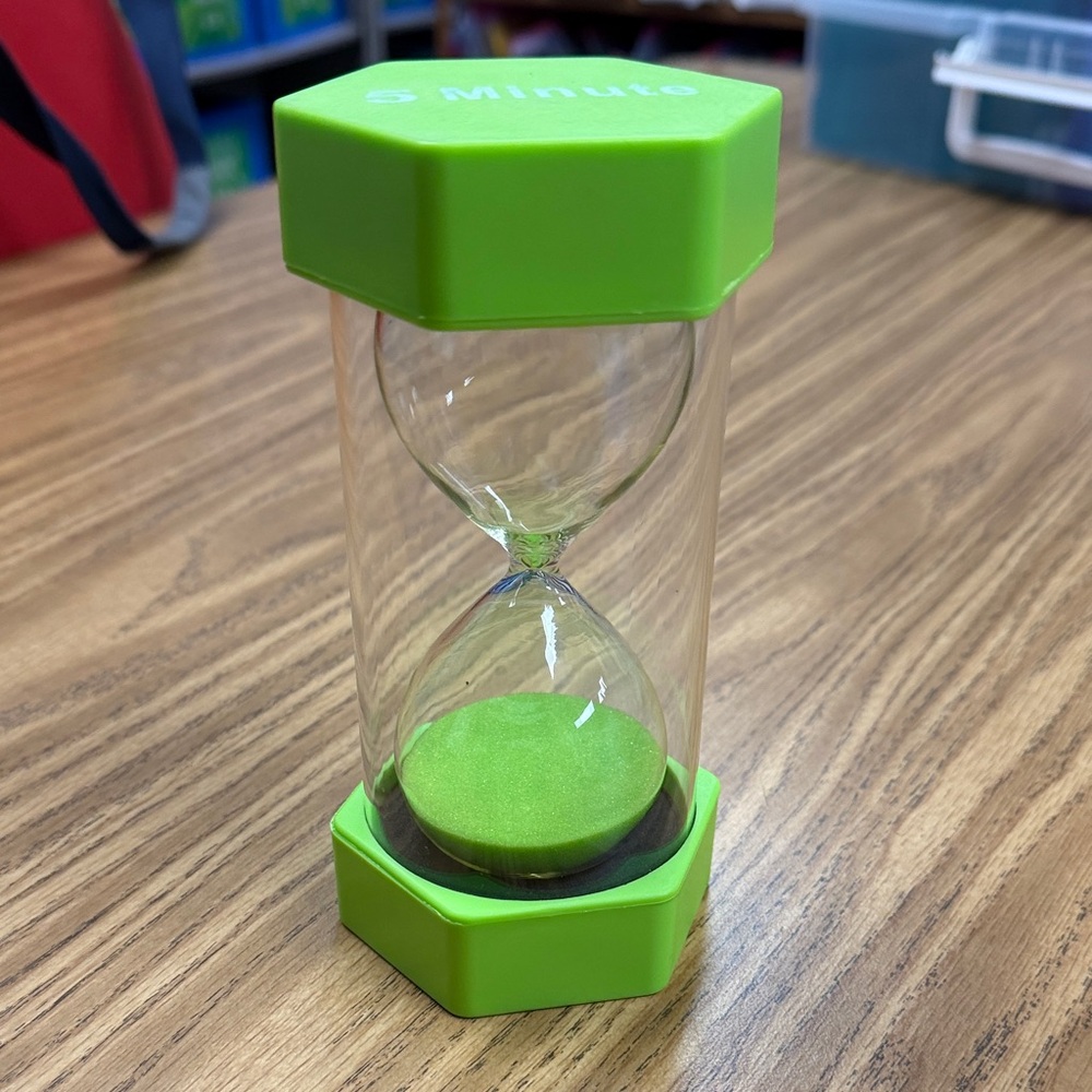 Green Hourglass Timer